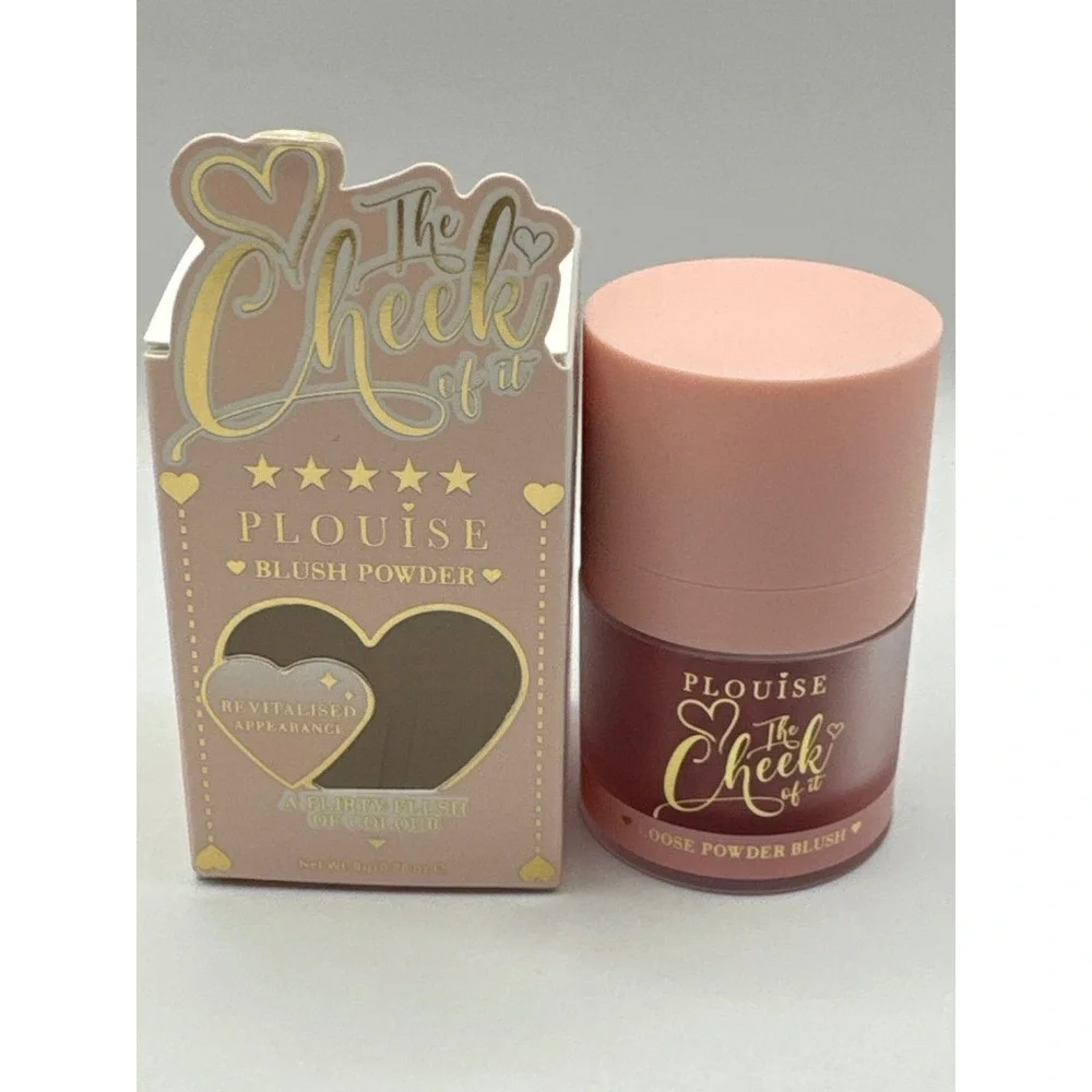 P Louise The Cheek of It Loose Powder Blush Red Velvet 8g New with Box